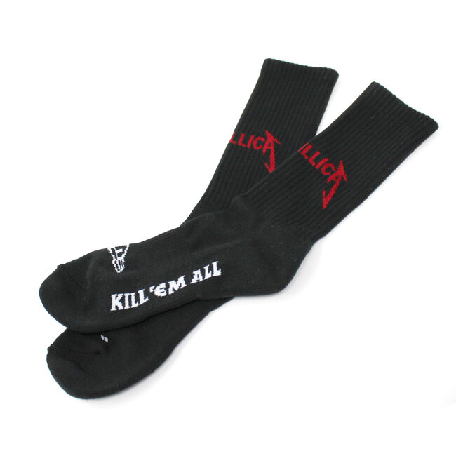 Kill 'Em All Socks (Black), , hi-res